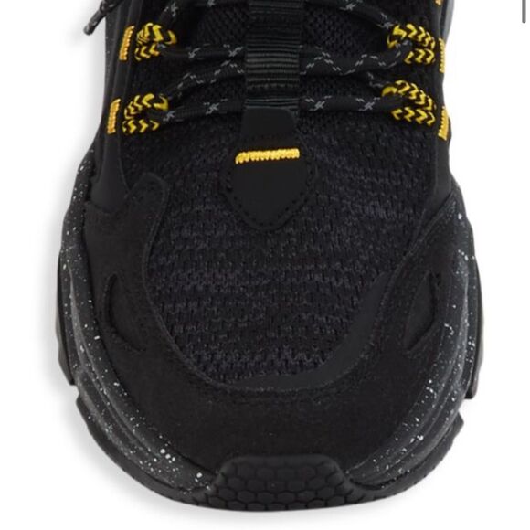 Skechers Black + Yellow Mark Nason High-Top Knit Sock Sneakers - Picture 5 of 10